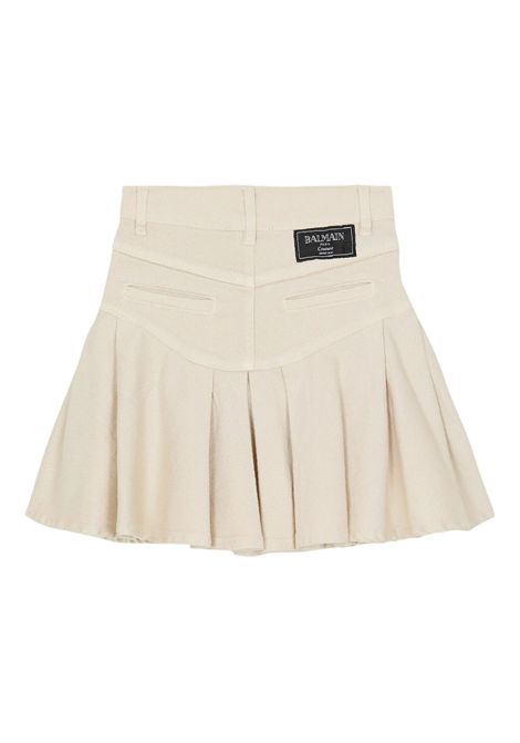 Minigonna plissé BALMAIN KIDS | BX7B01 D0039107OR